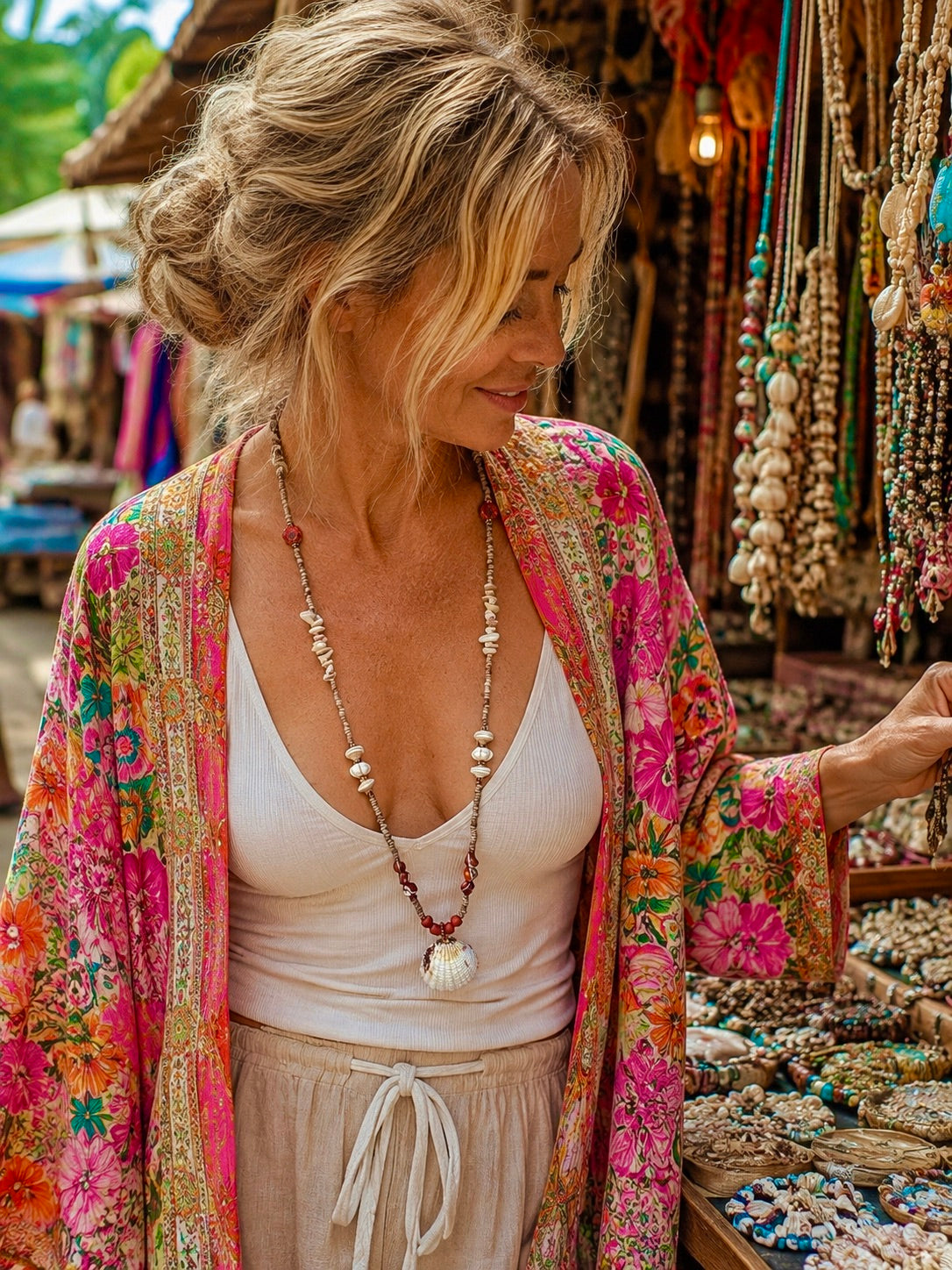 Bali Shell Ocean Treasure Necklace