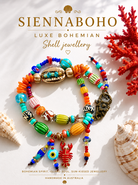 Colourful Coastal Charm Bracelet
