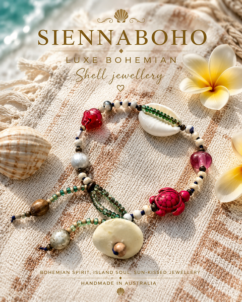 Cowrie Ocean Surf Shell Beach Bracelet
