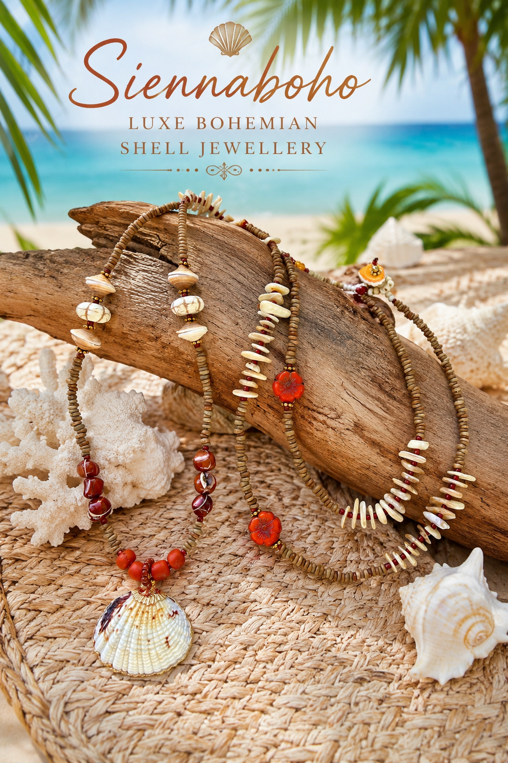 Bali Shell Ocean Treasure Necklace
