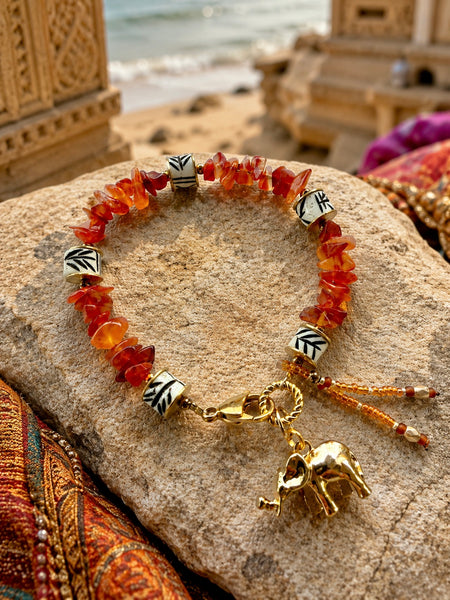 Desert Sunset Elephant Bracelet