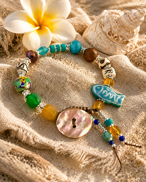 Beach Surf Beaded Bracelet