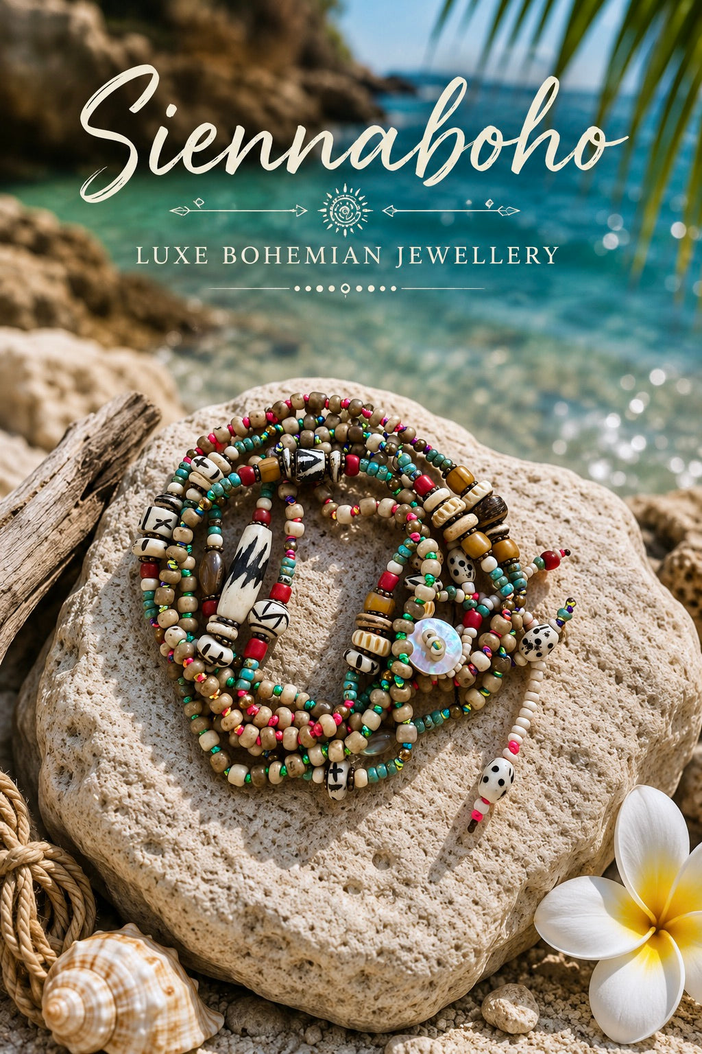 Island Spirit Tribal Charm Necklace - Bracelet