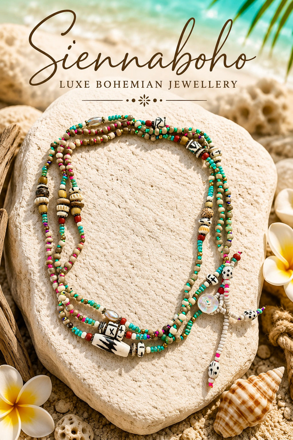Island Spirit Tribal Charm Necklace - Bracelet
