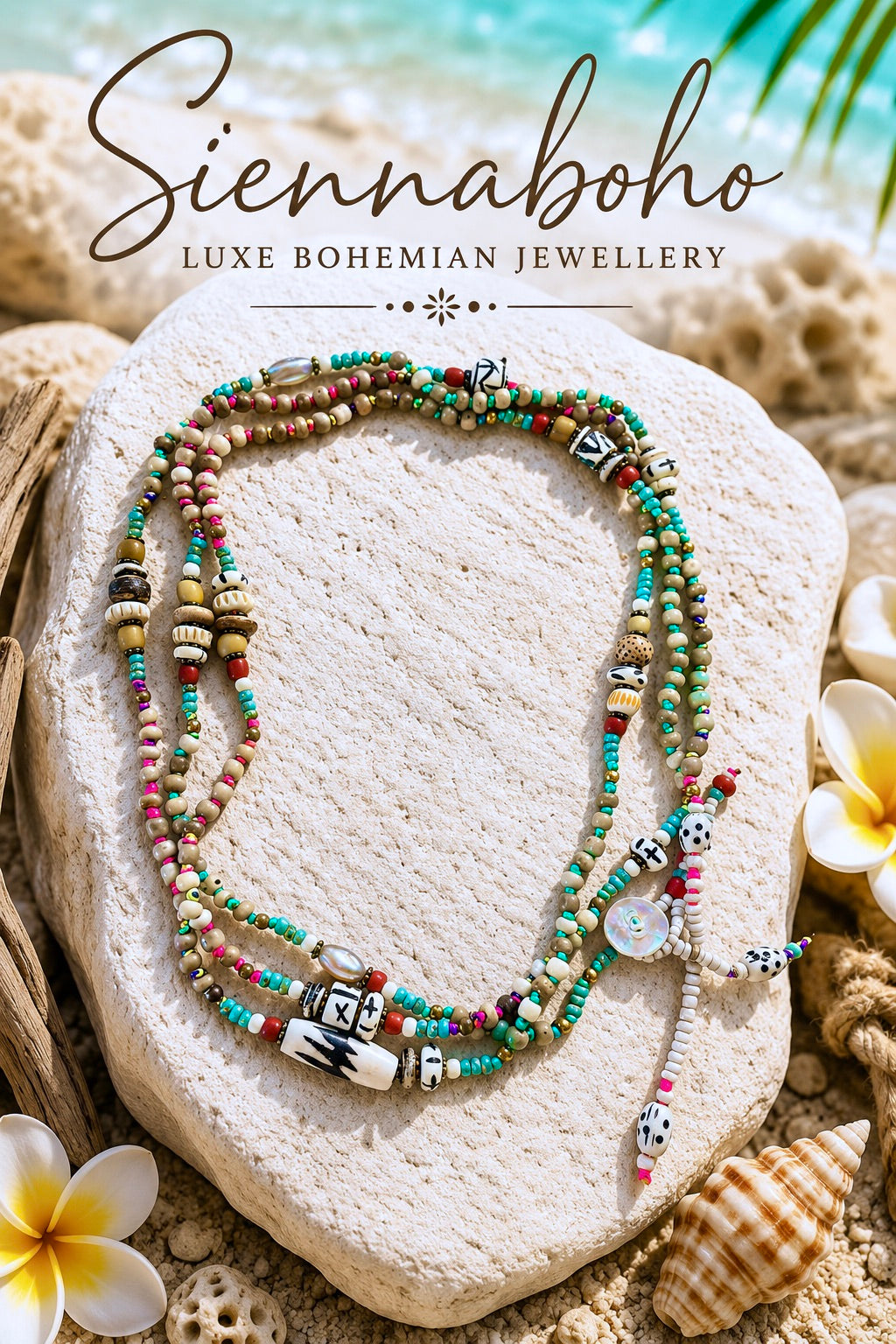 Island Spirit Tribal Charm Necklace - Bracelet
