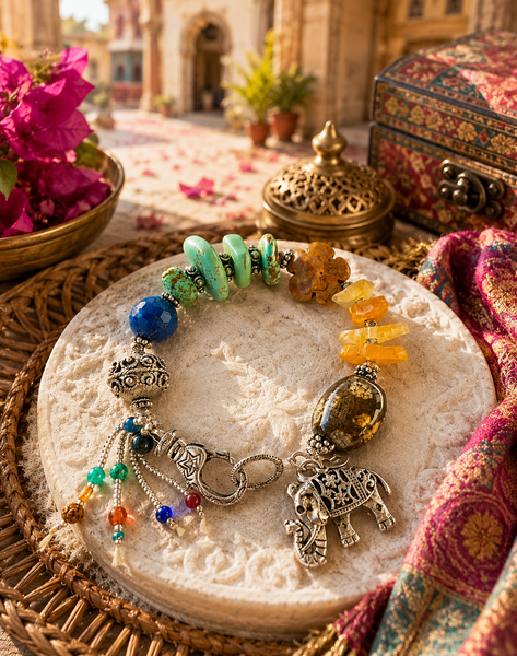 Bohemian Turquoise Stone Bracelet