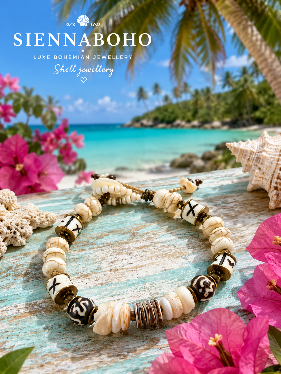 Pukka Shell Tribal Beach Bracelet