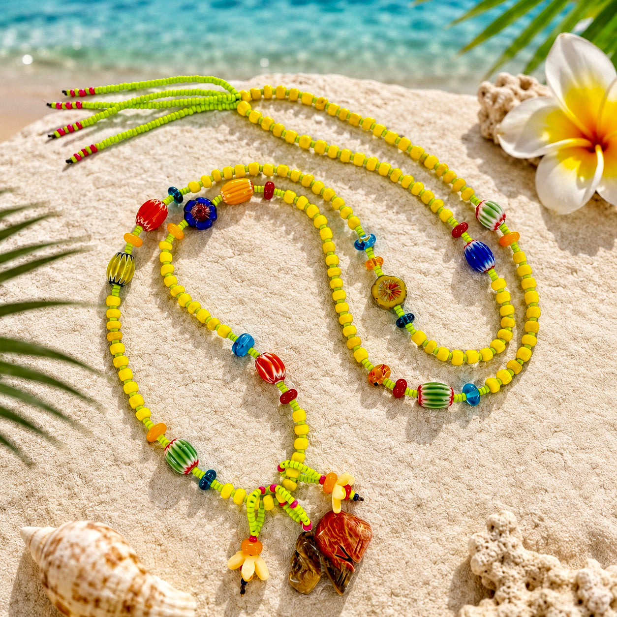 Boho Safari Beach Necklace
