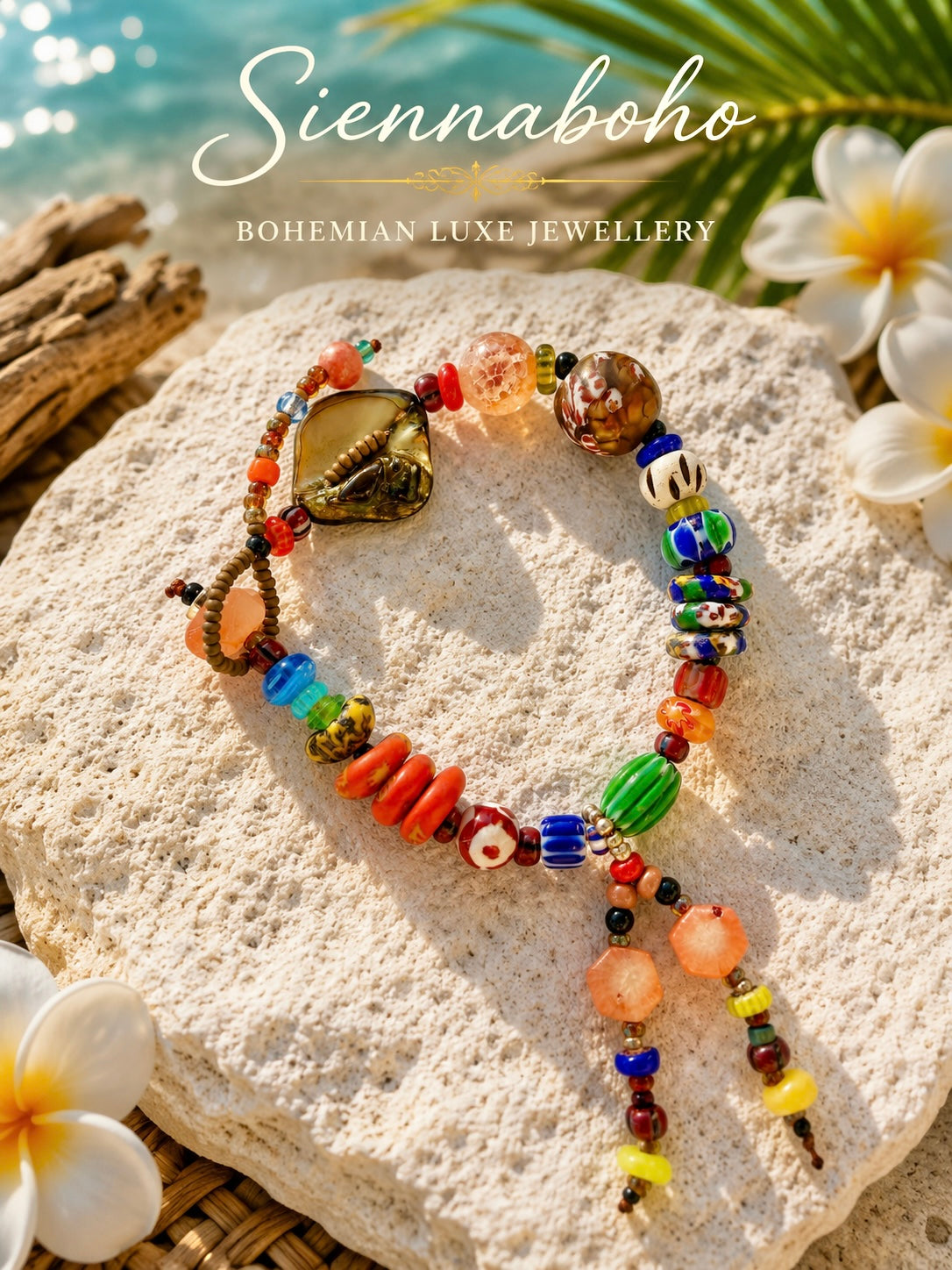 Ocean Beach & Surf Shell Bracelet