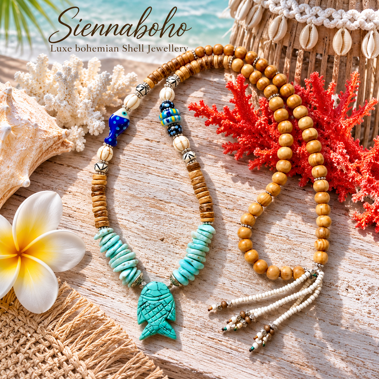 Beach Island Soul Fish Necklace