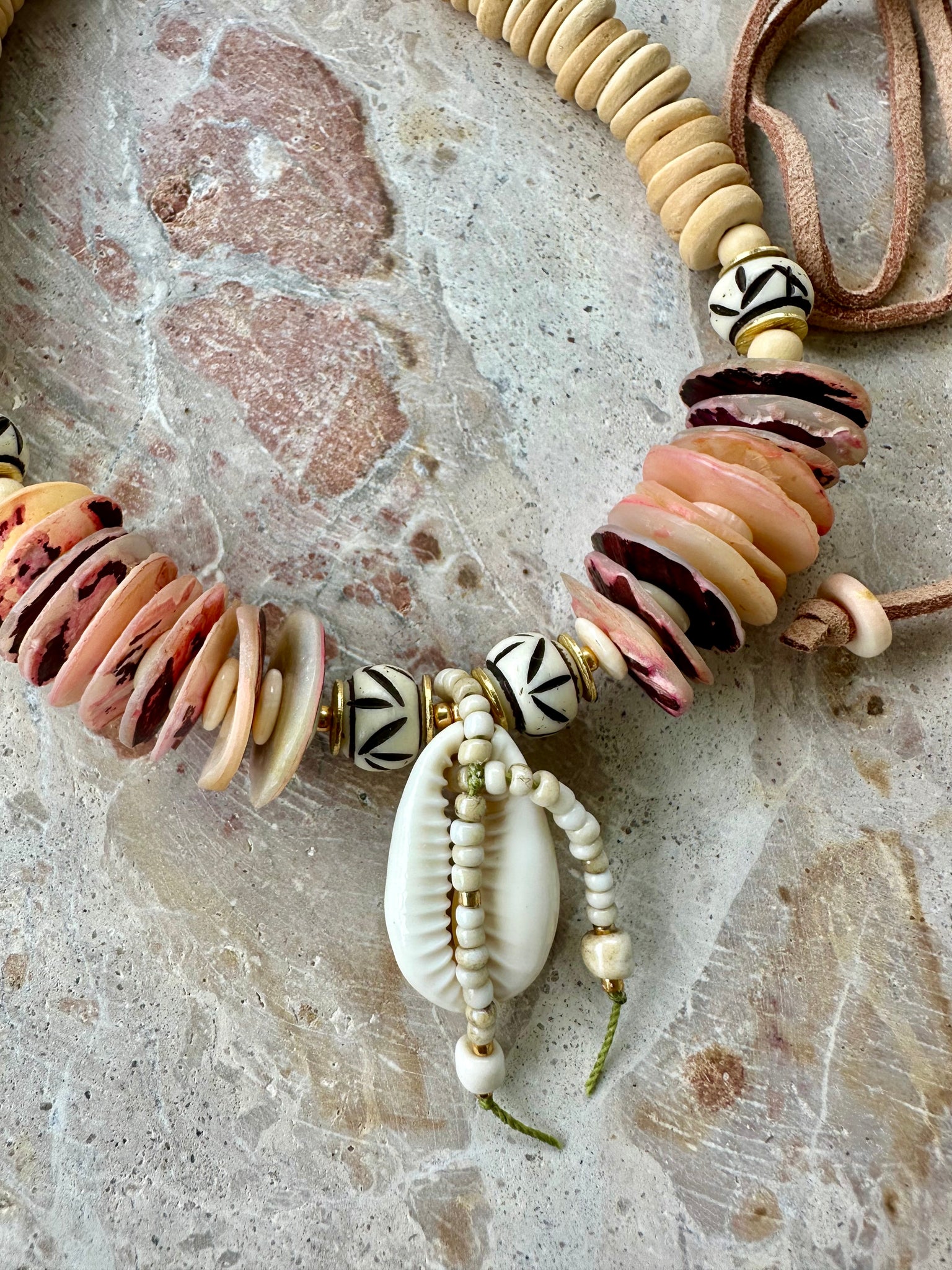 Beachie Cowrie Shell Necklace