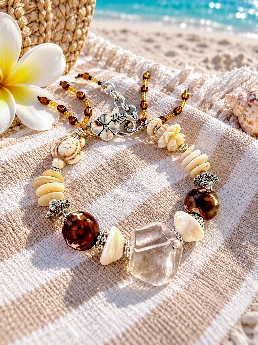 Boho Quartz Crystal Spirit Bracelet