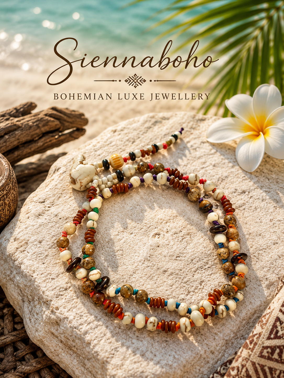 Tribal Knotted Boho Elephant Bali Bracelet