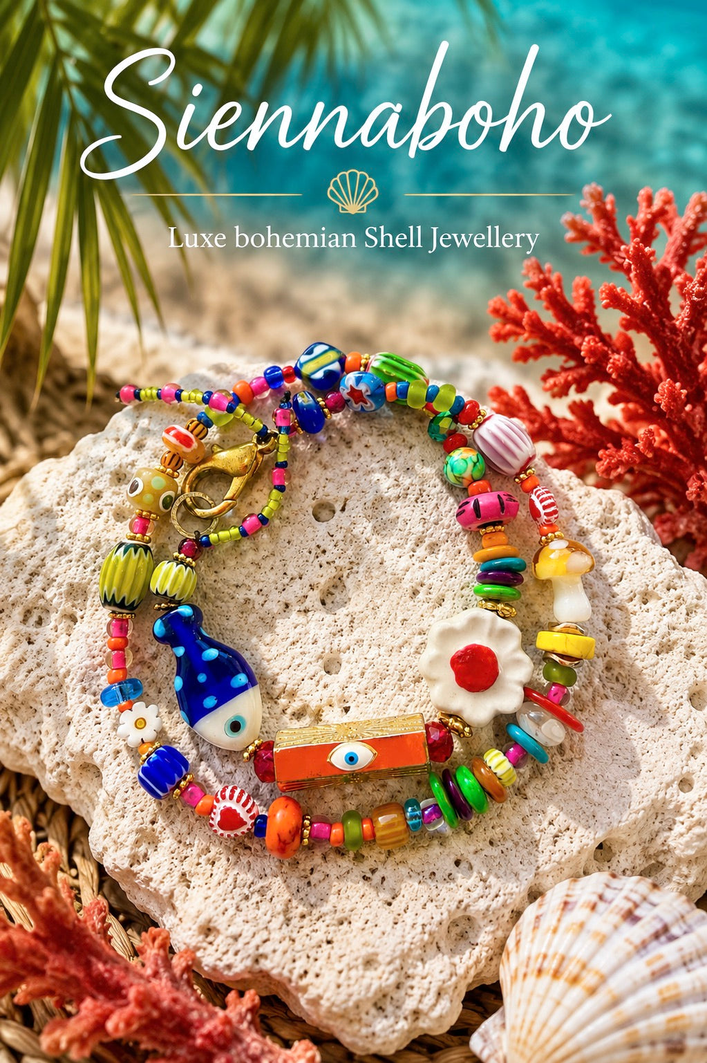 Evil Eye Summer Island Bracelet