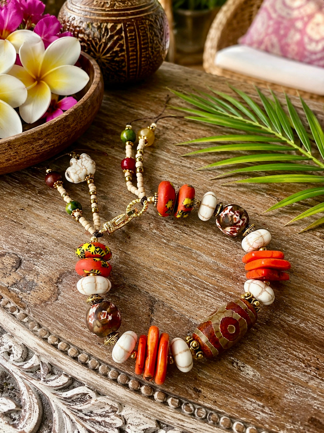 Nomad Spirit Dzi Bead Bracelet