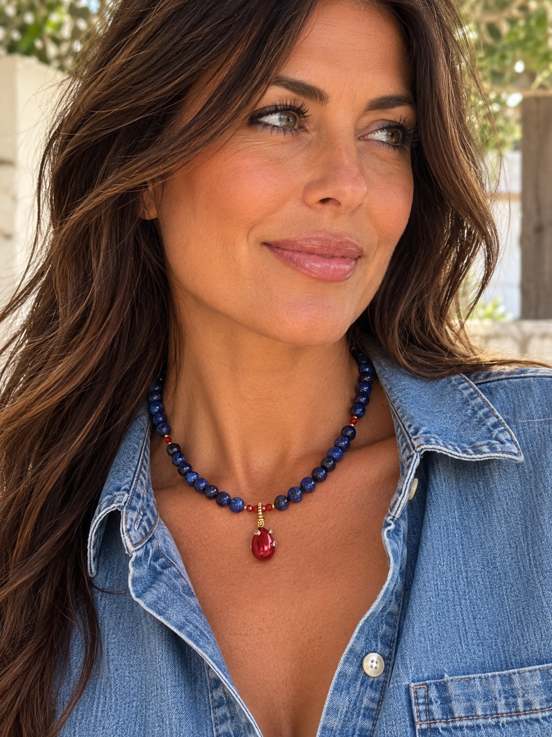 Lapis Lazuli Gemstone Necklace