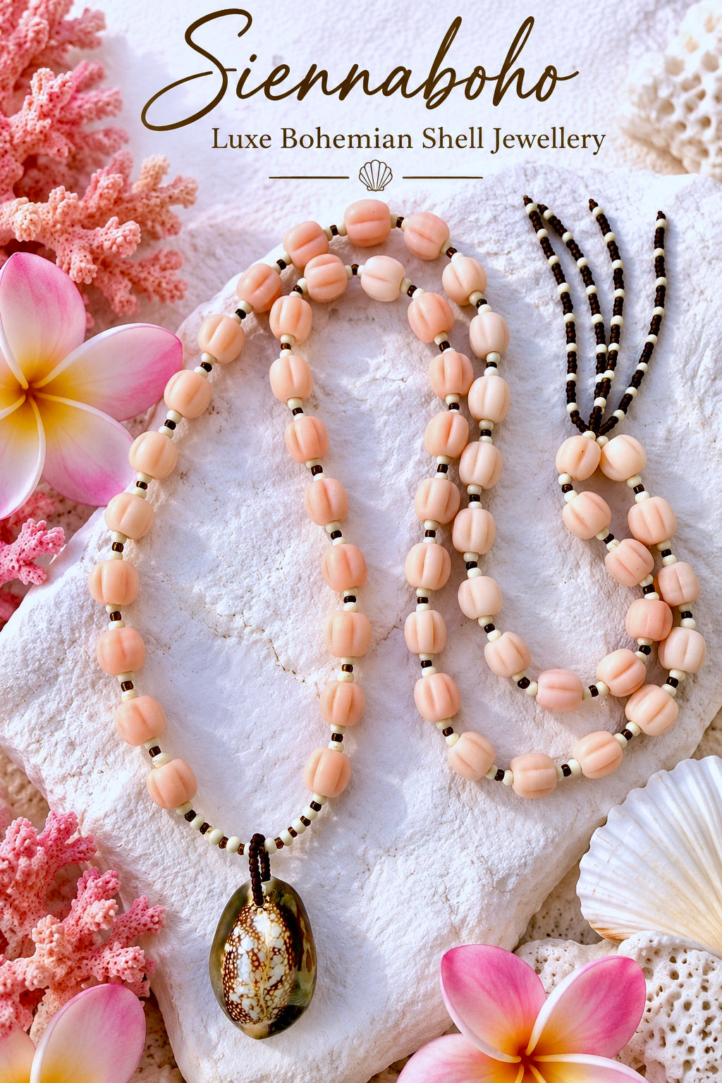 Australian Shell Reef Sunset Necklace