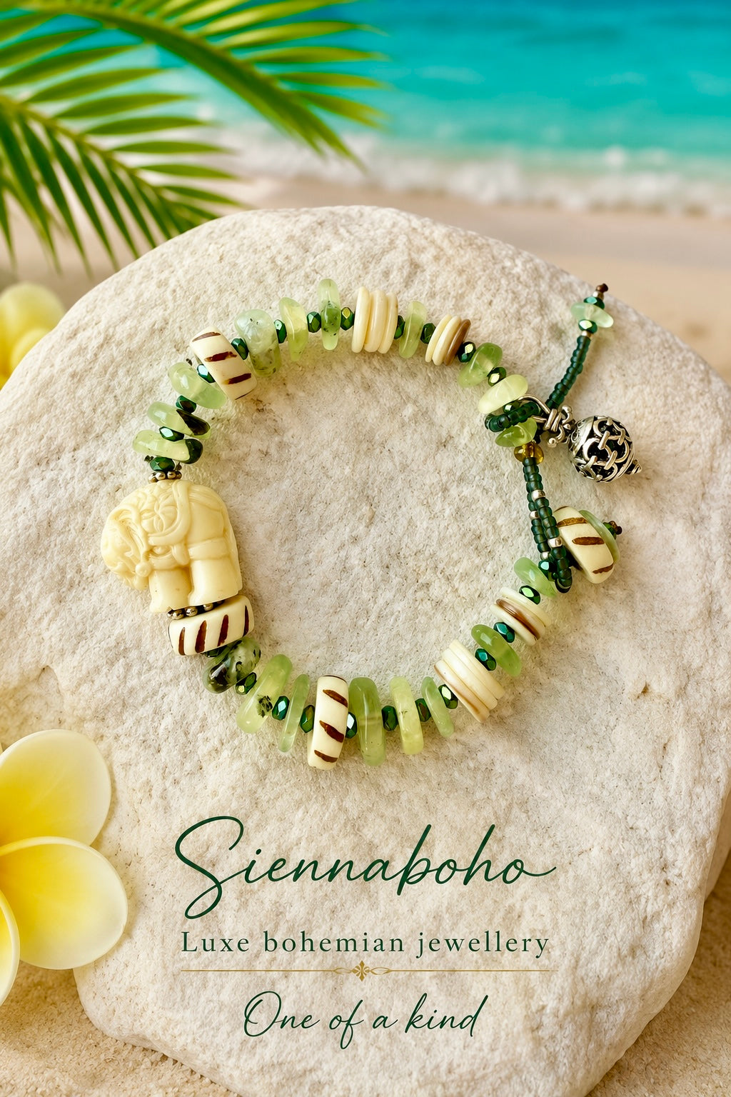 Coastal Elephant Spirit Bracelet