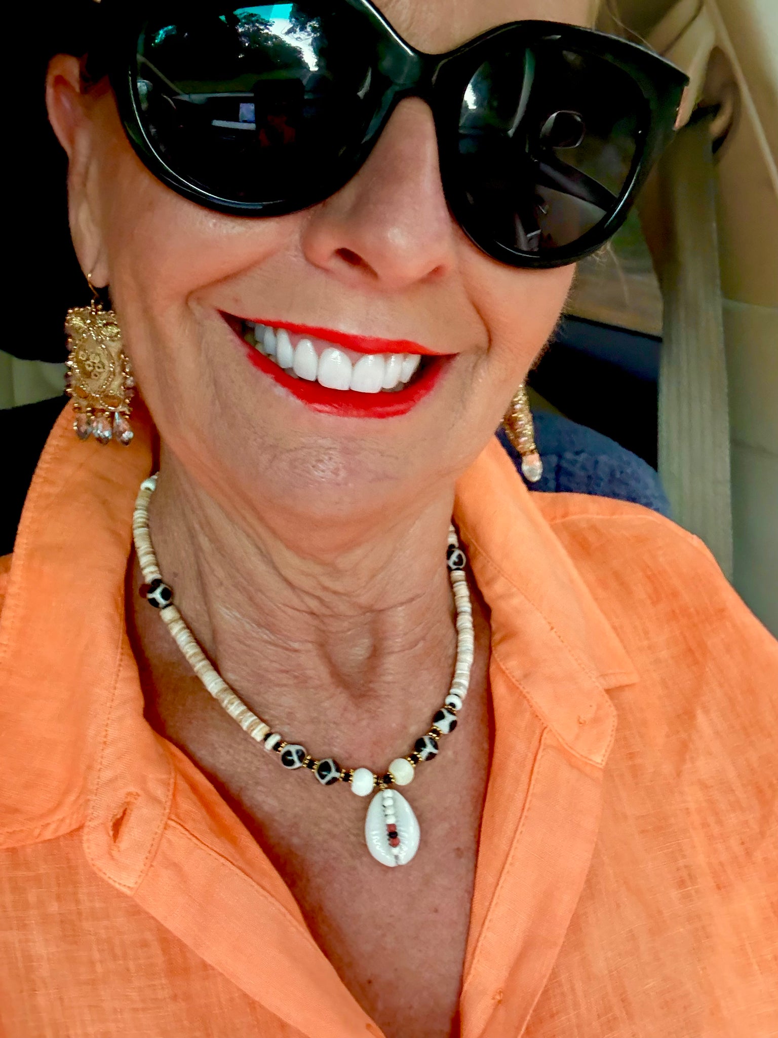 Cowrie Shell Tribal Beach Necklace