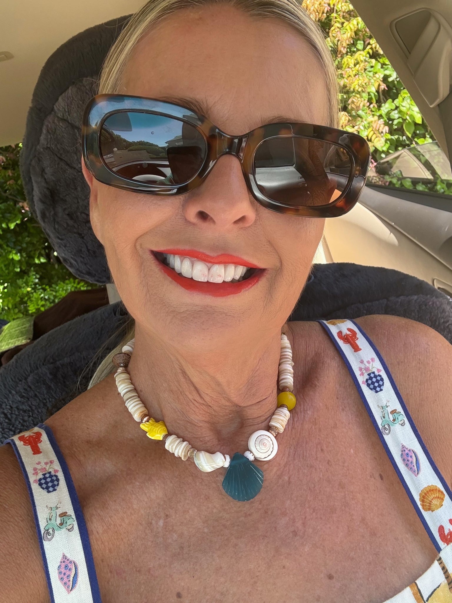 Mauritius Beach Shell Beaded Necklace