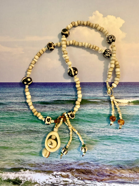Sandy Island Seed Bead Necklace