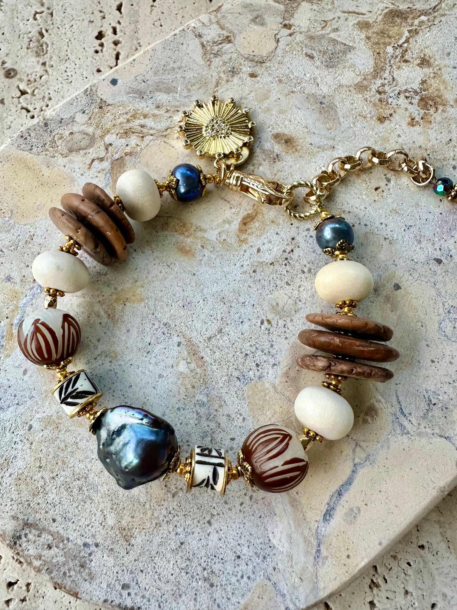 Pearl Stone Bracelet