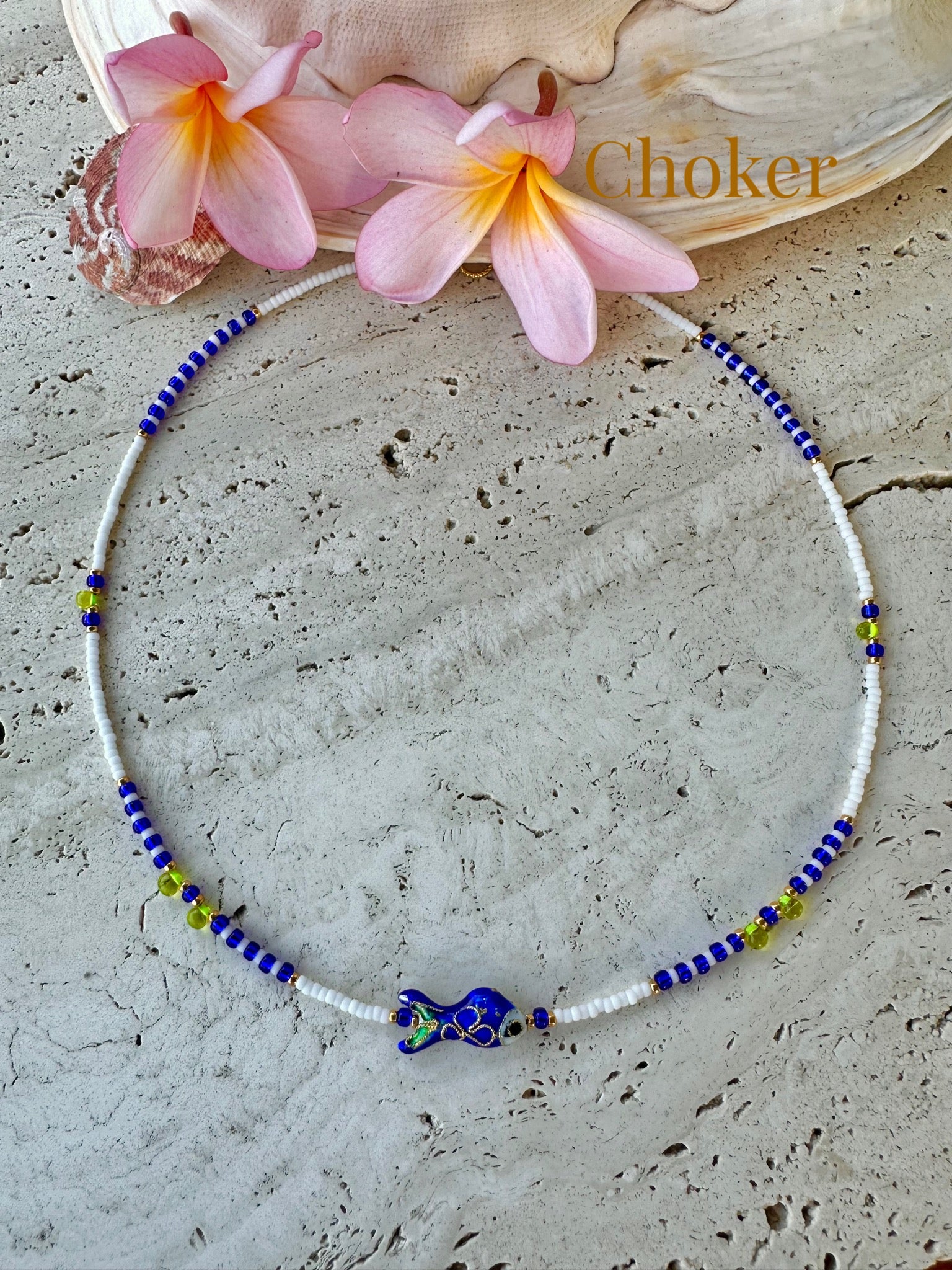 Seed Bead Choker - Necklace