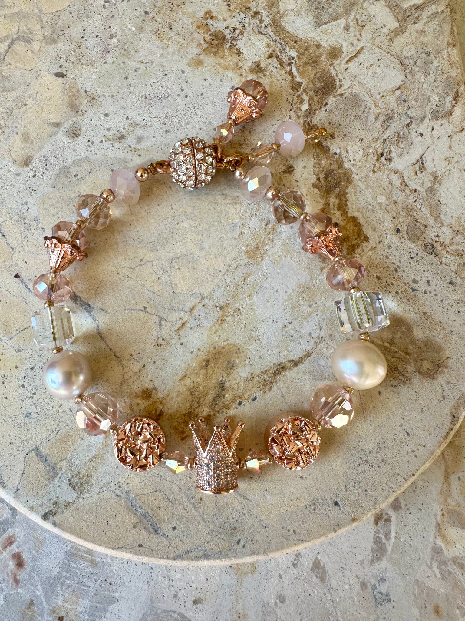 Rose Gold Crystal Bracelet