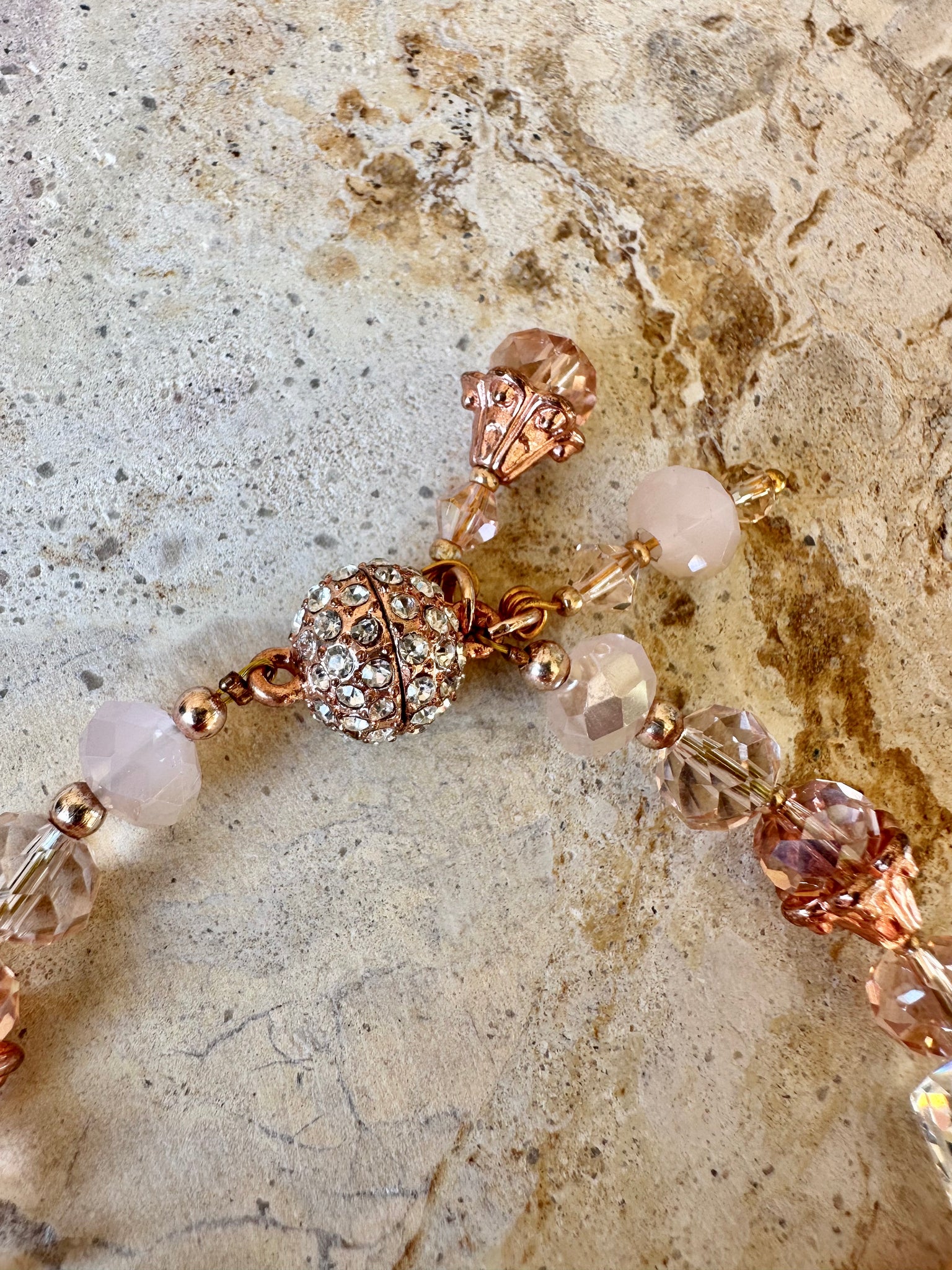 Rose Gold Crystal Bracelet