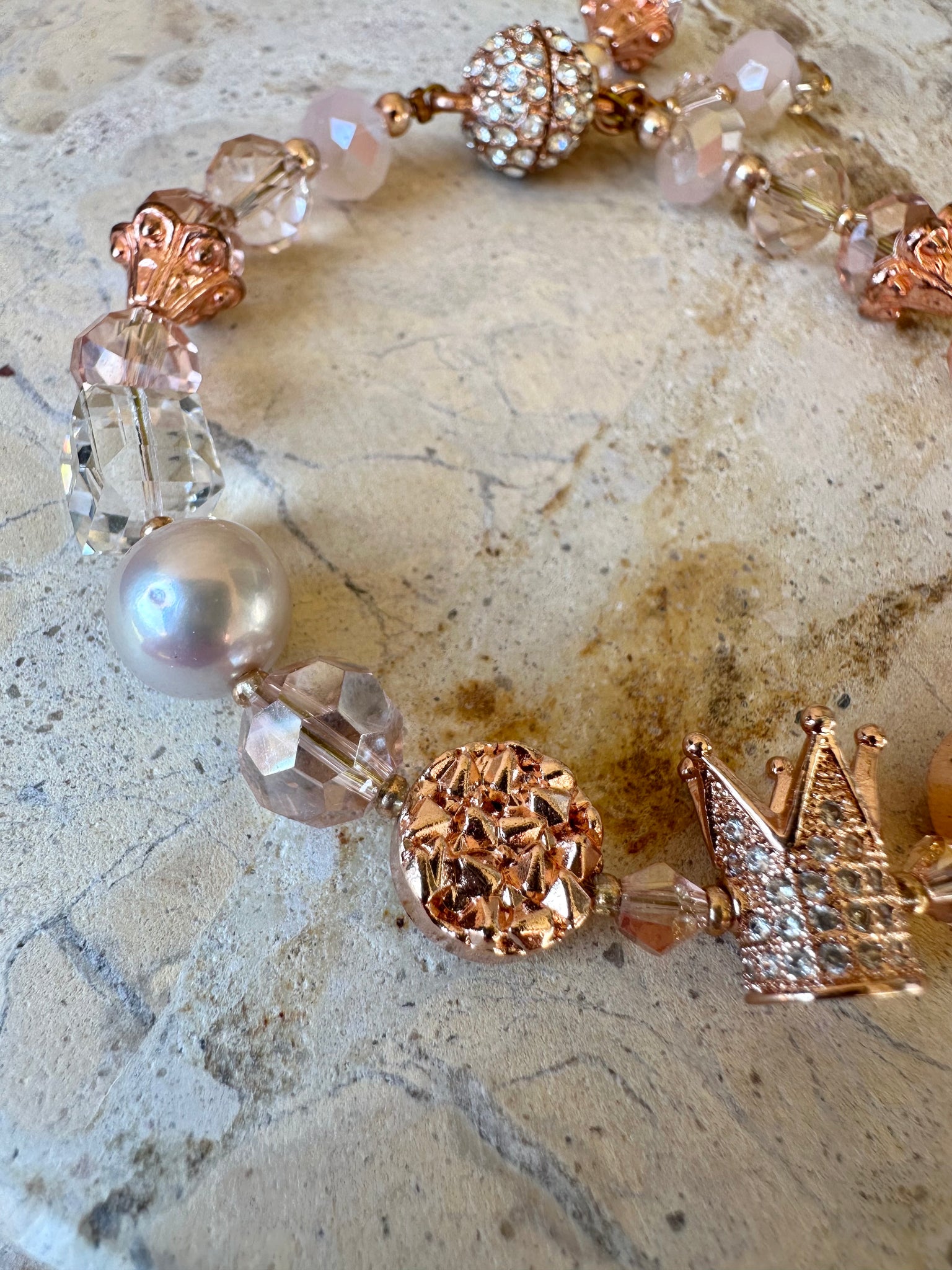 Rose Gold Crystal Bracelet