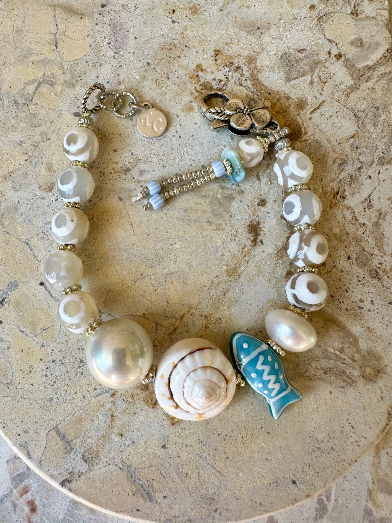 White Shell Stone Bracelet