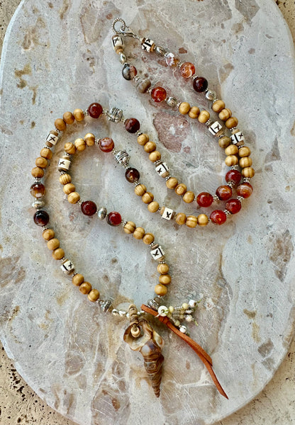 Islander Shell Beaded Necklace