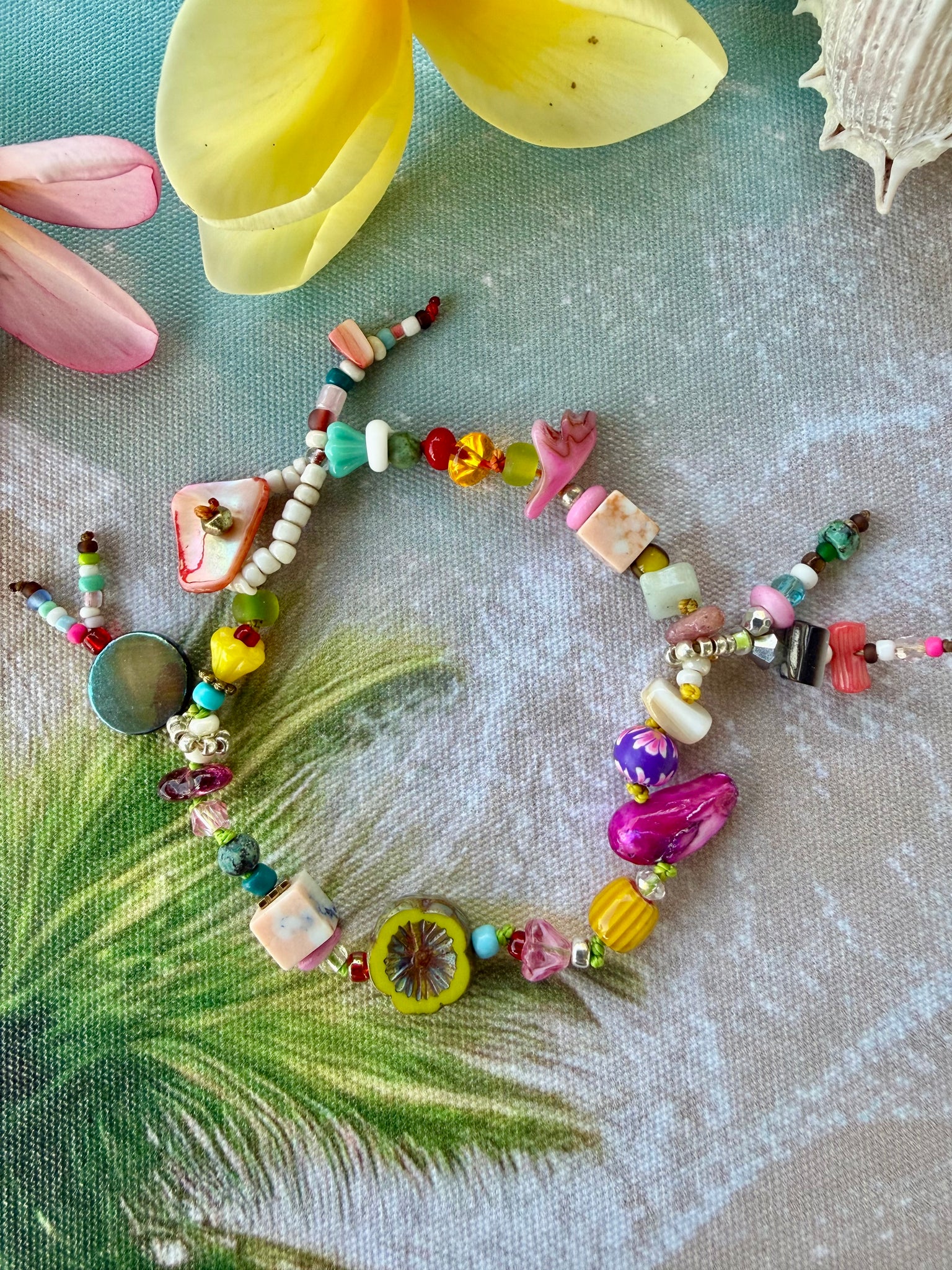Sun-Kissed Knotted Beach Bracelet (N01)