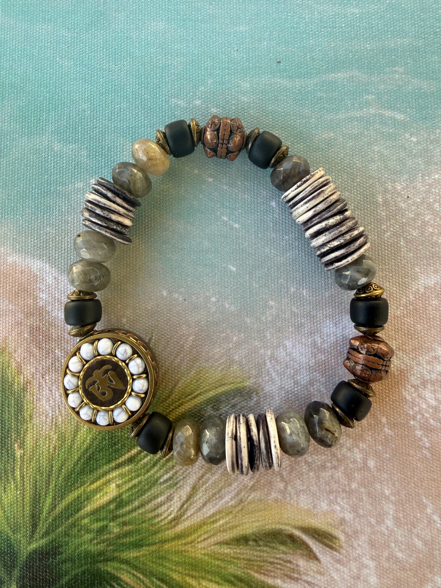 Meditation Om Spirit Men's Bracelet