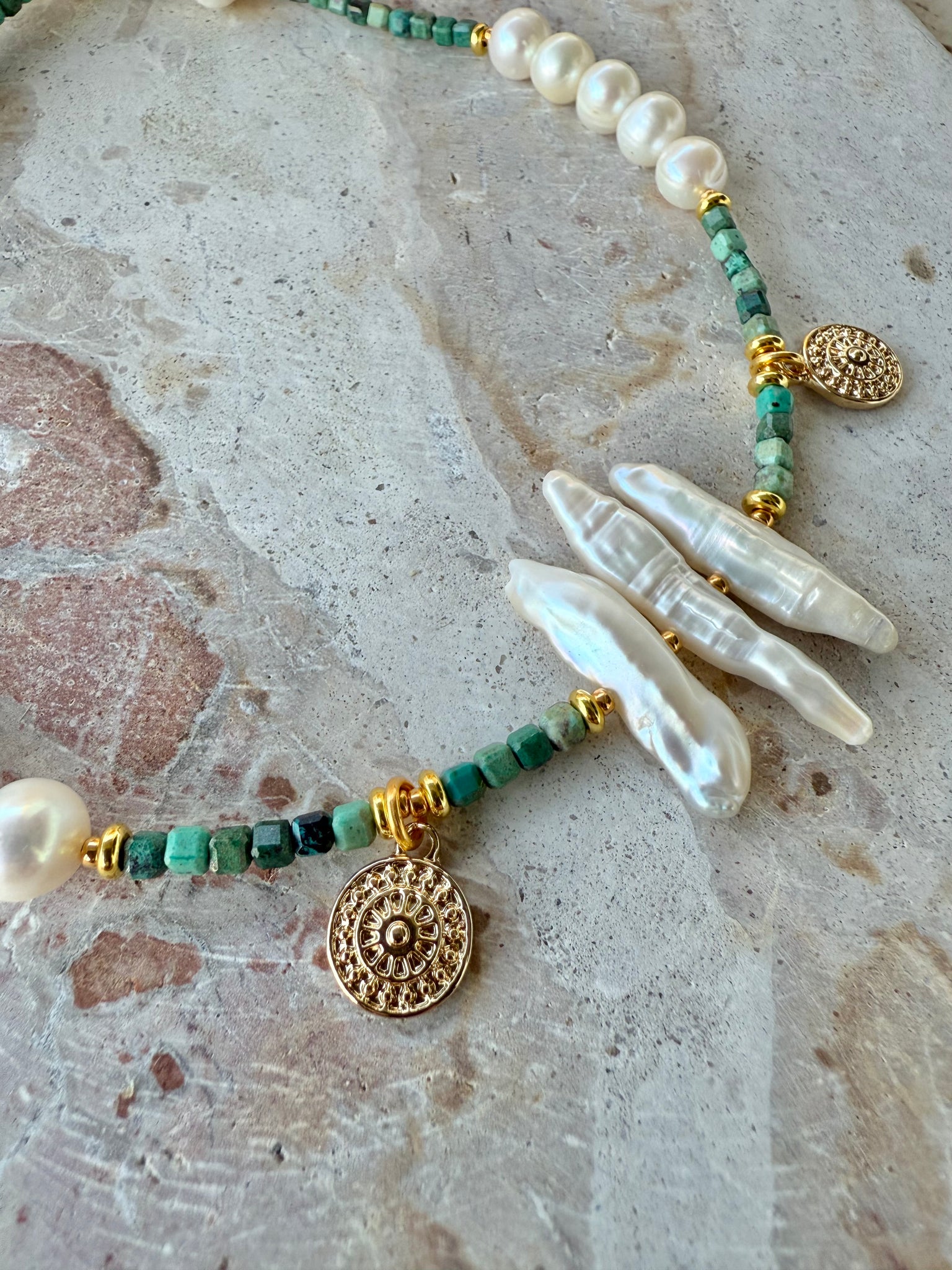 Coastal Luxe Keshi Baroque Pearl Necklace
