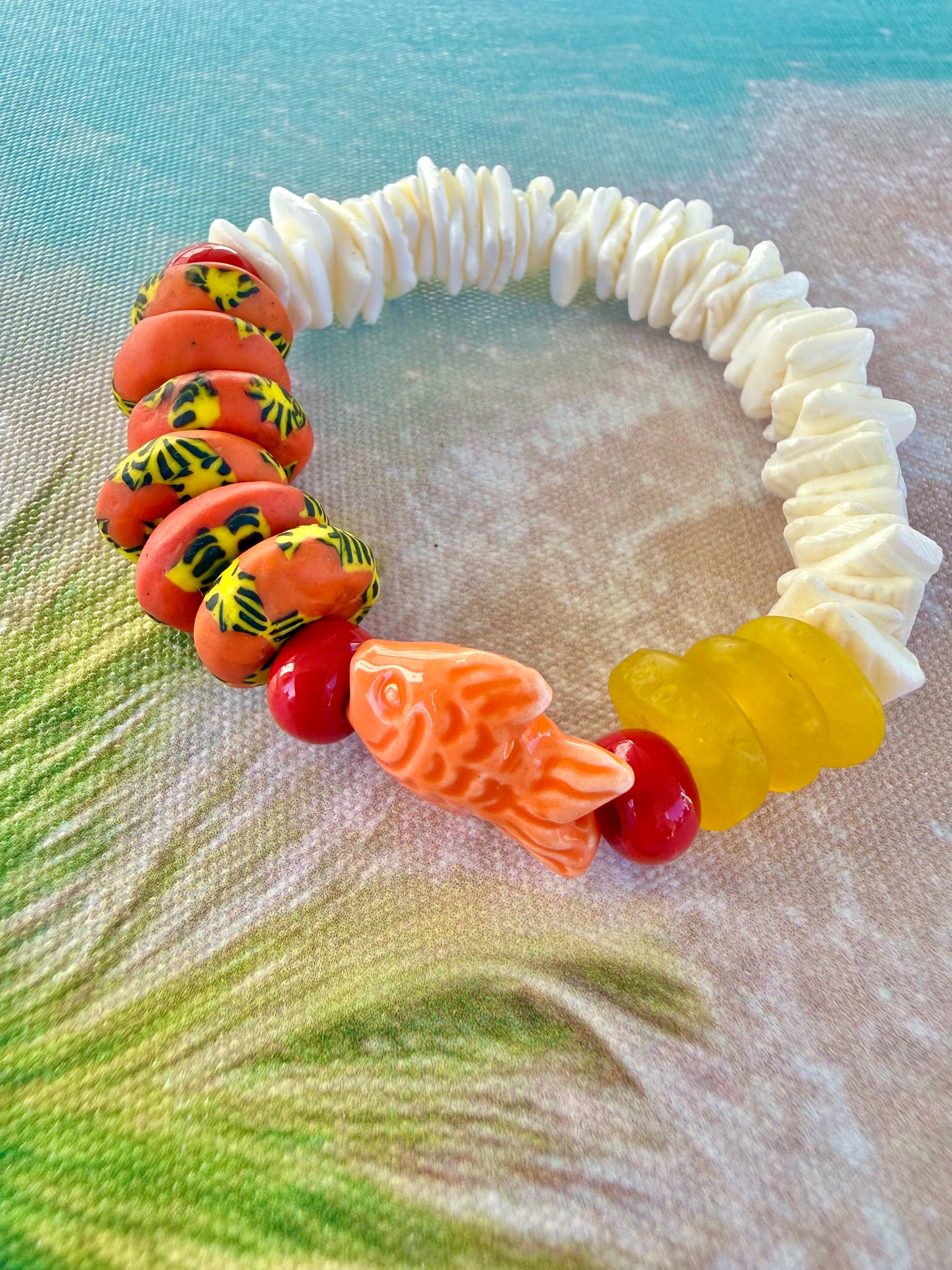 Tropical Coral Reef Fish Bracelet
