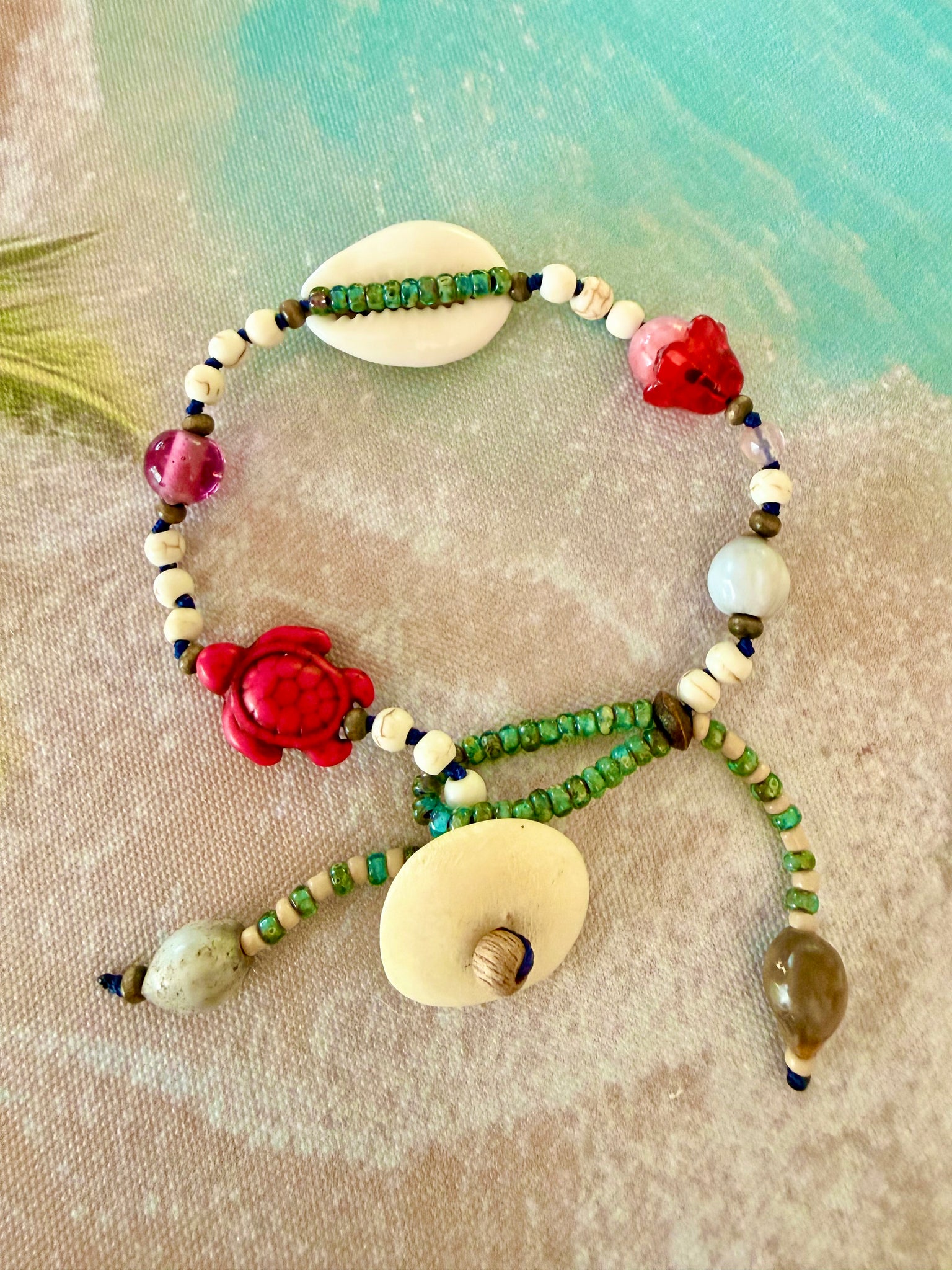 Cowrie Ocean Surf Shell Beach Bracelet