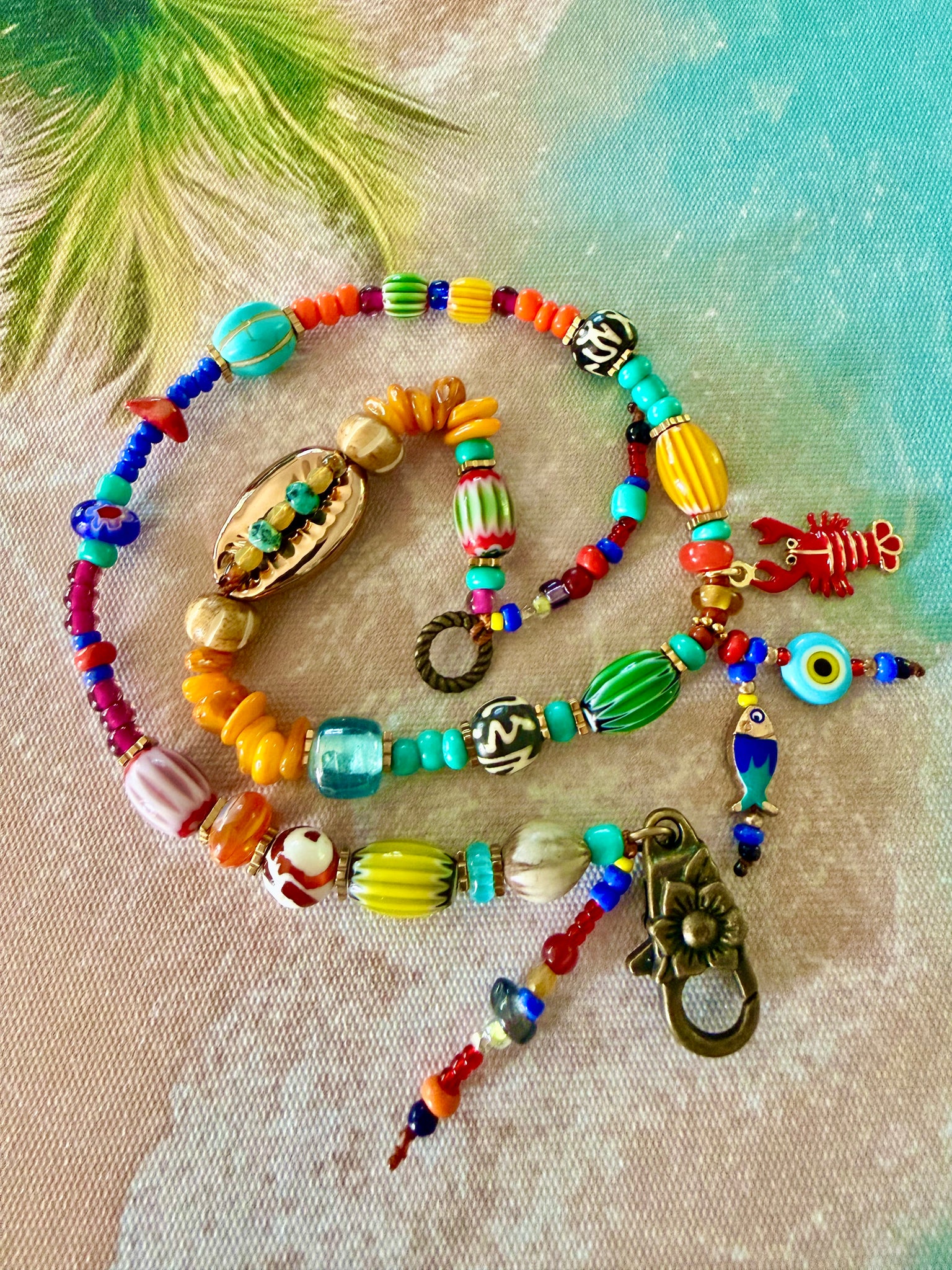 Colourful Coastal Charm Bracelet