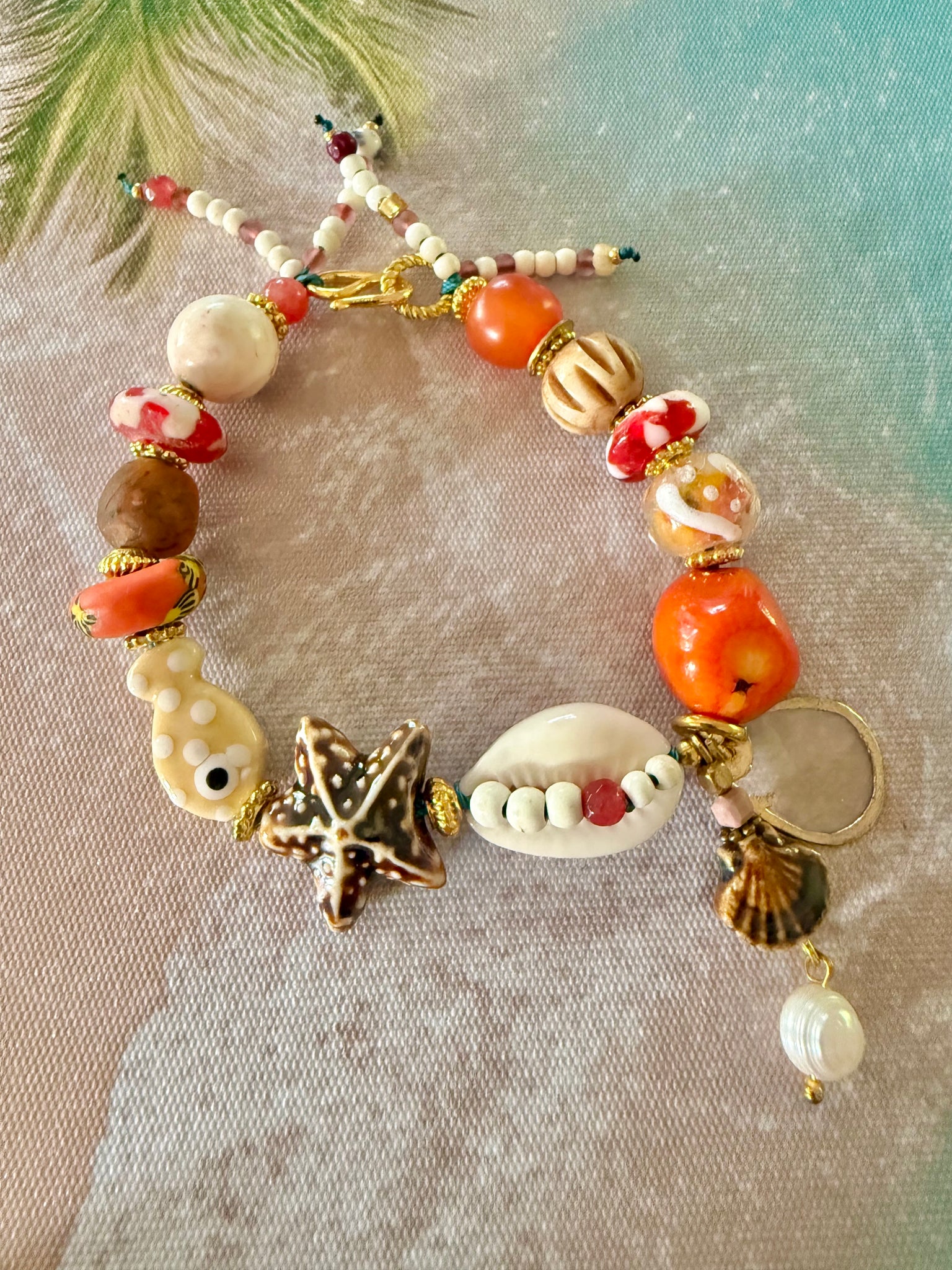 Mermaid Treasure Charm Bracelet