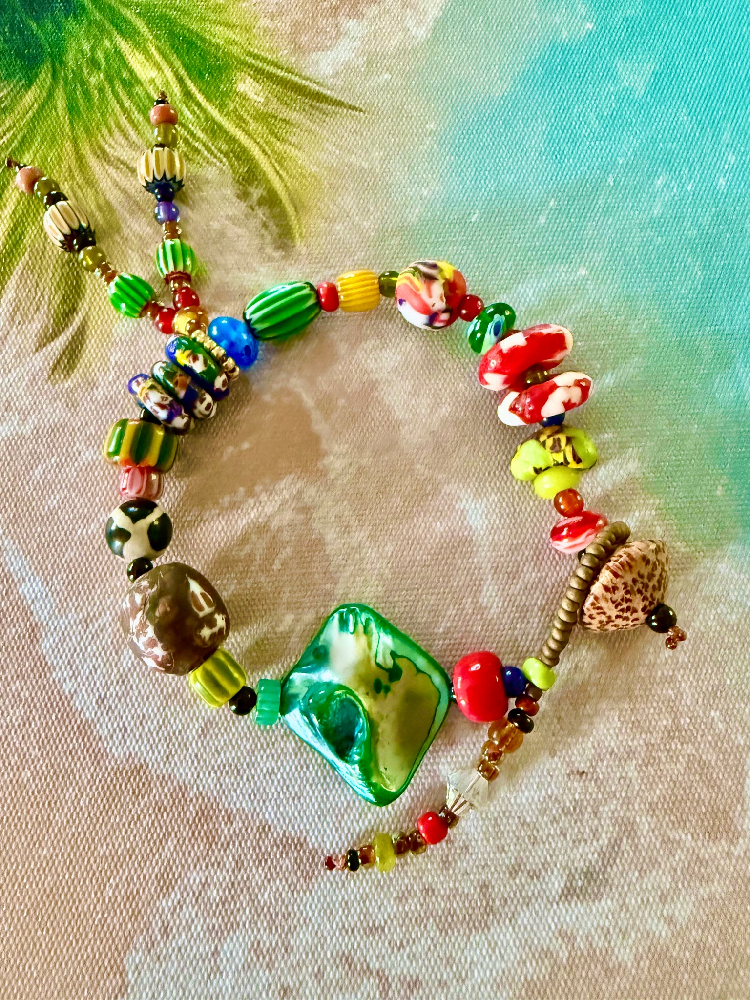Bali Market Bead Bracelet
