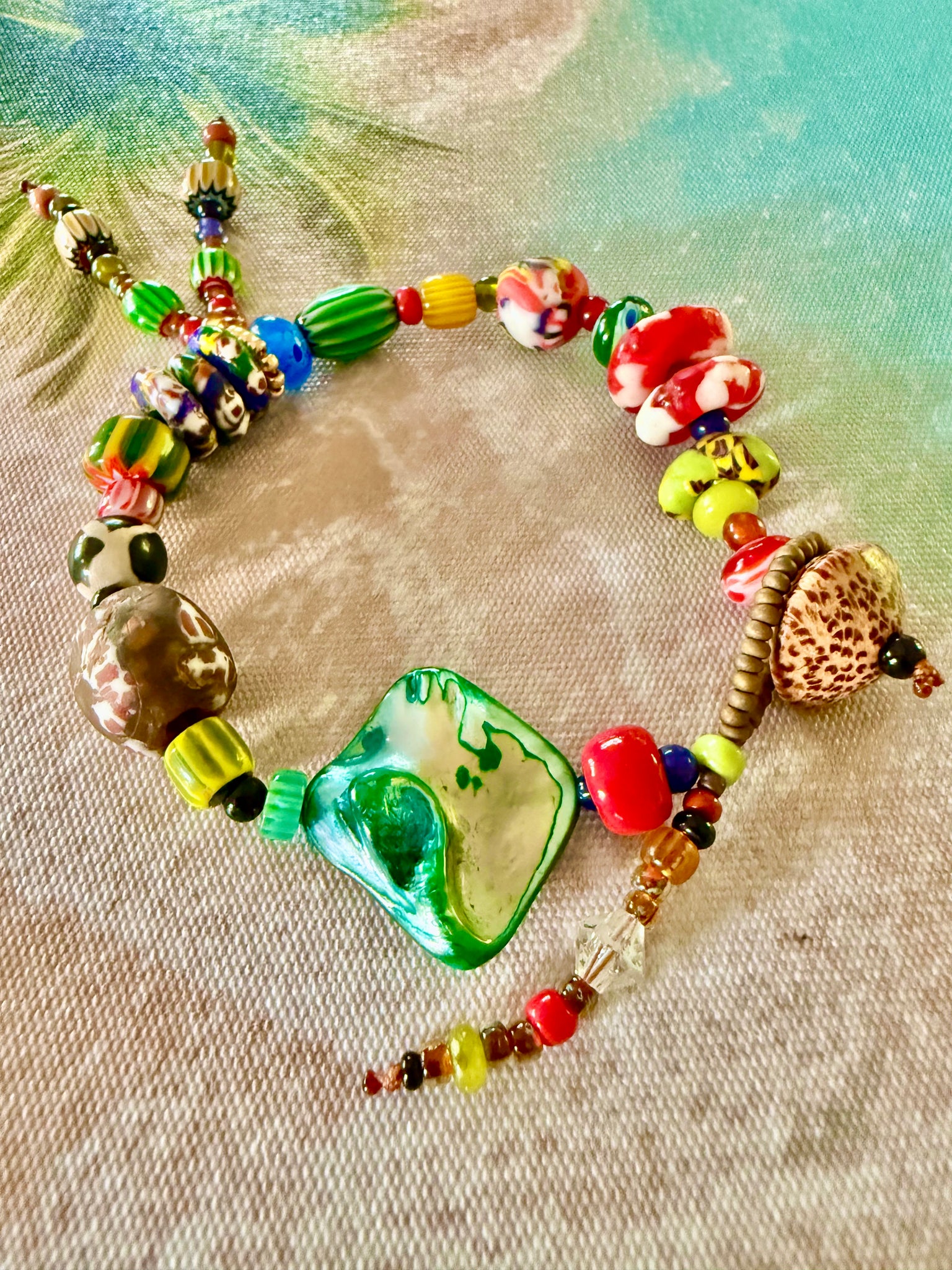 Bali Market Bead Bracelet