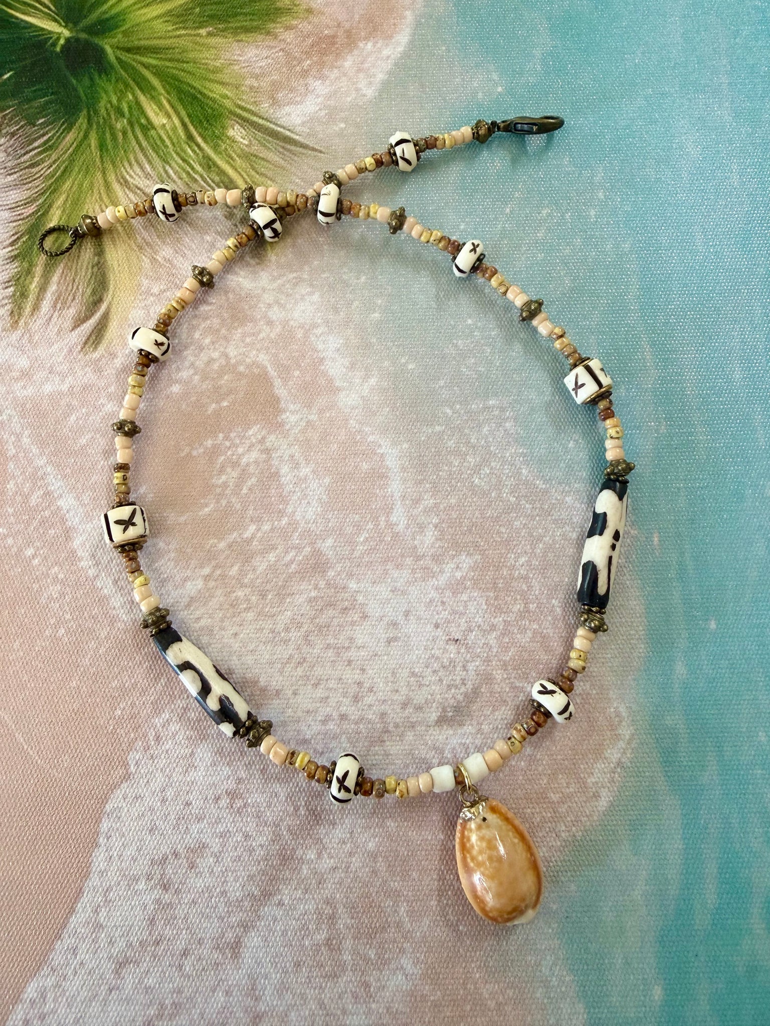 Cowrie Tribal Shell Necklace