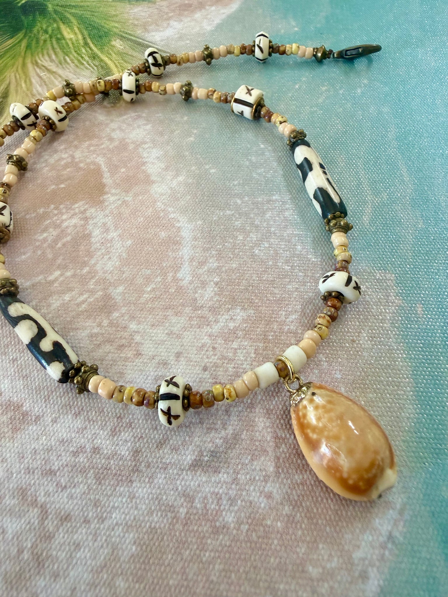 Cowrie Tribal Shell Necklace