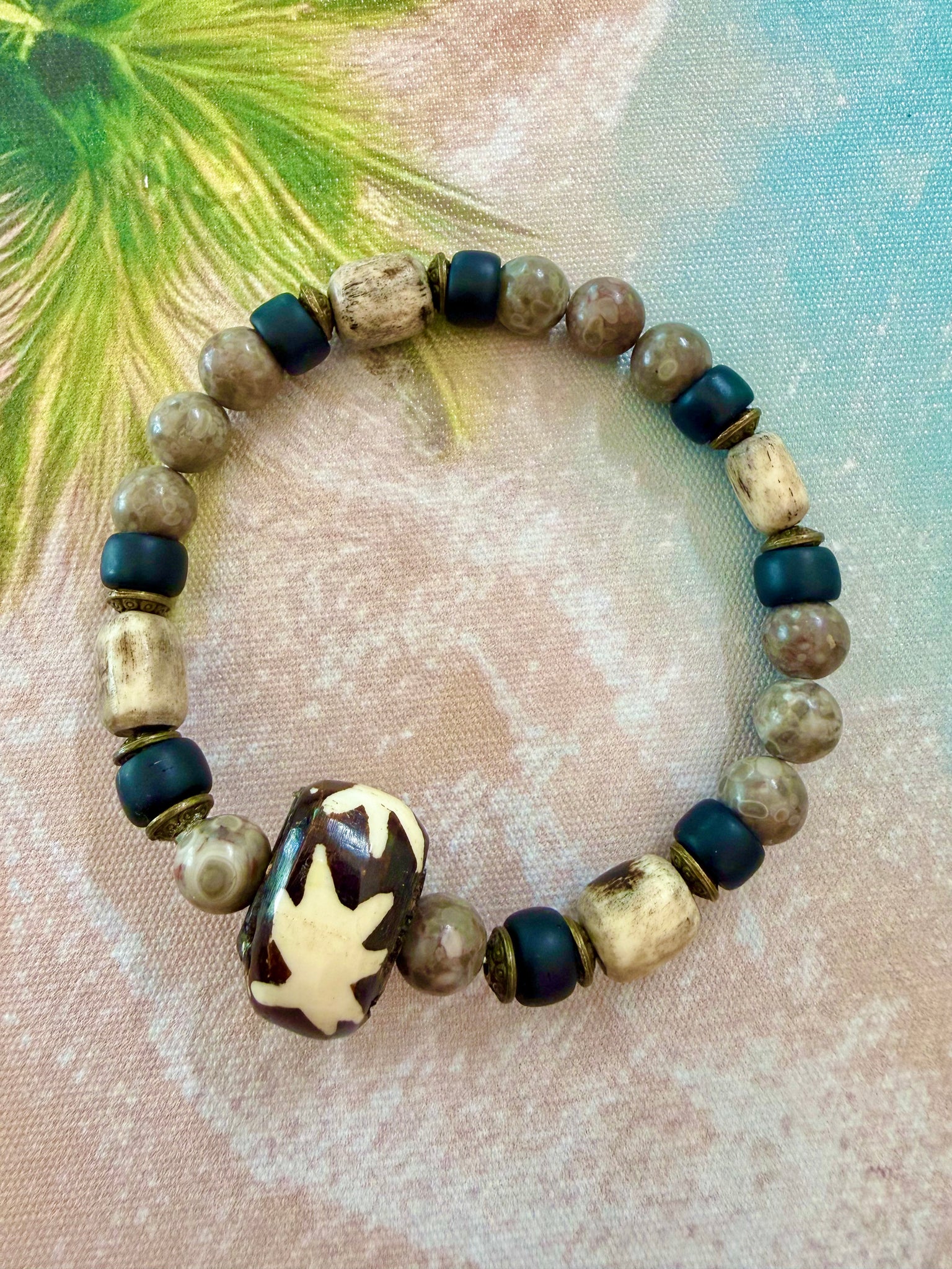 Men's African Ocean Treasure Bracelet