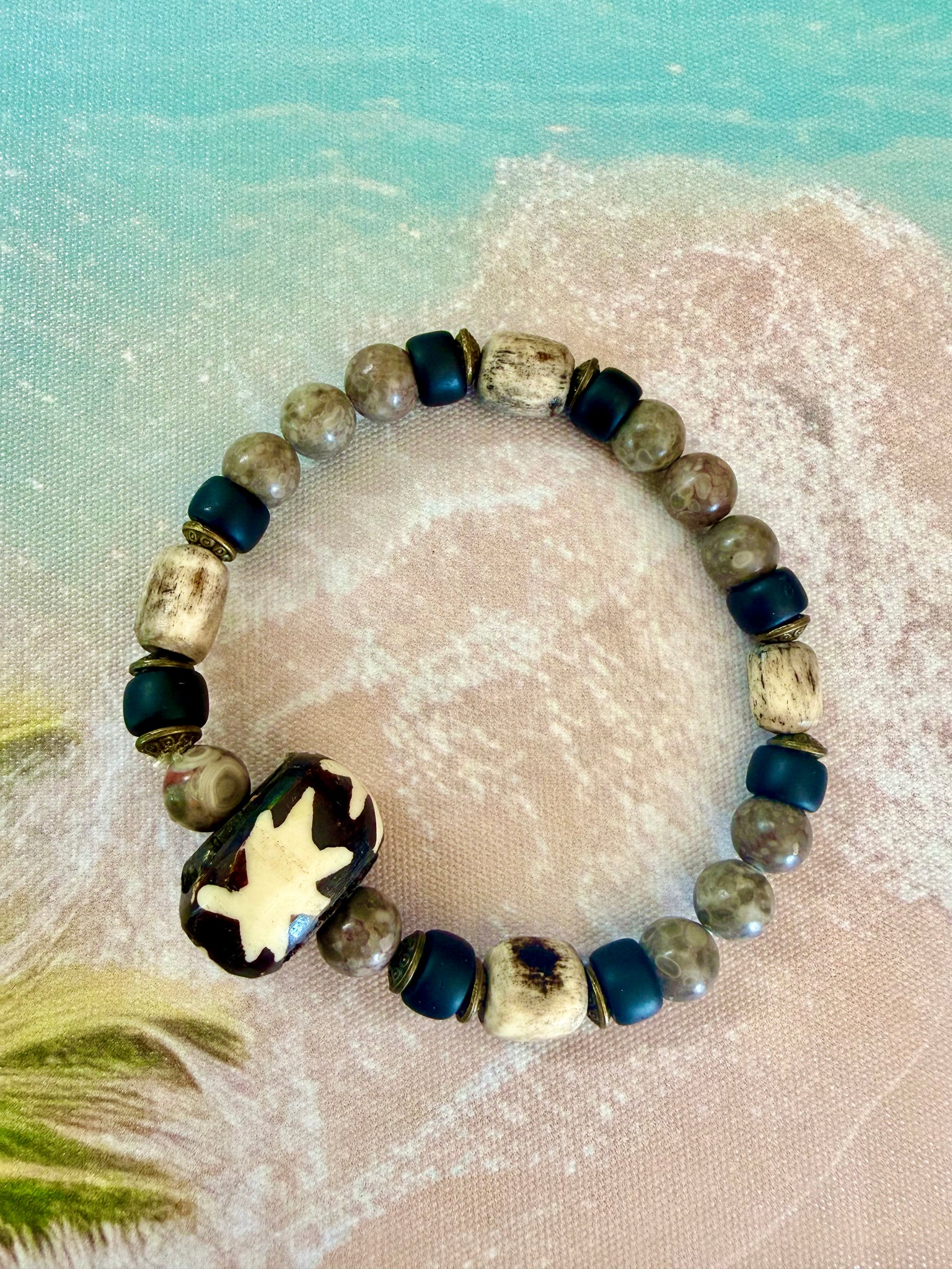 Men's African Ocean Treasure Bracelet