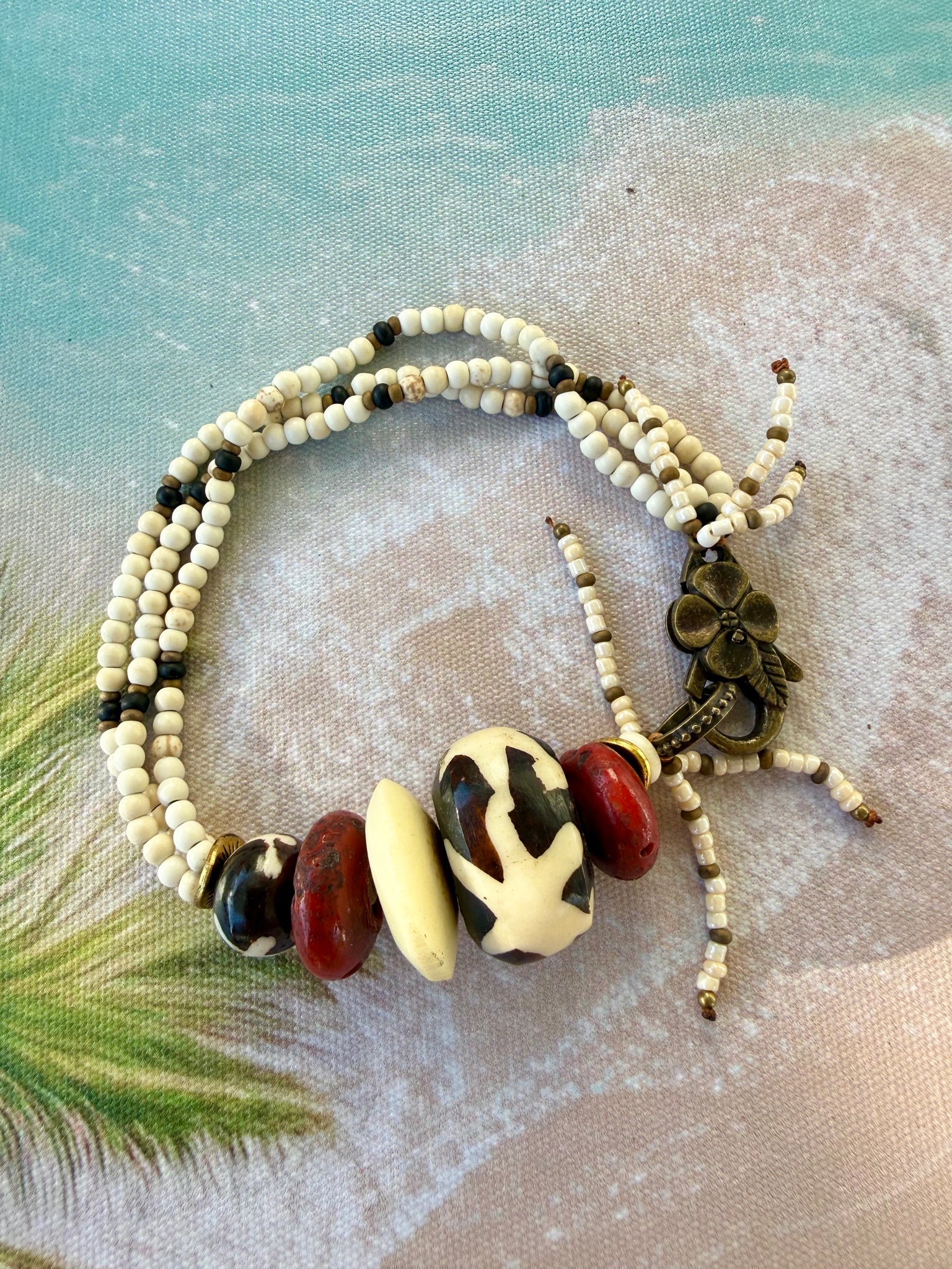 Desert Nomad Spirit Dzi Tribal Bracelet