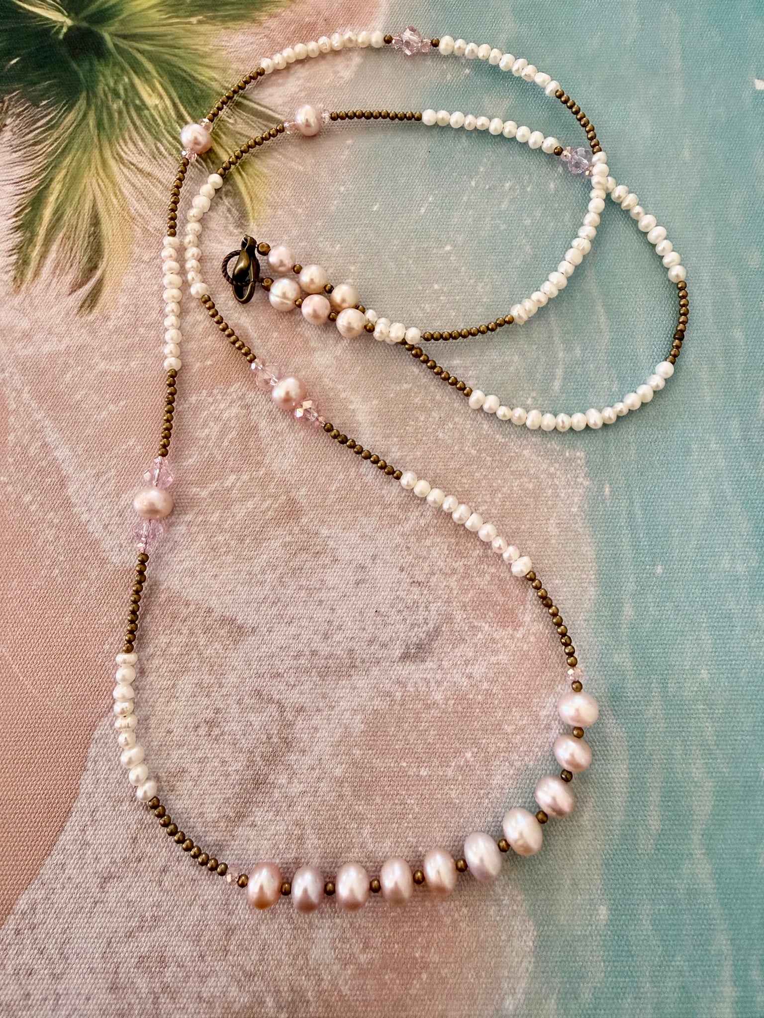 Blush Pearl Coastline Necklace