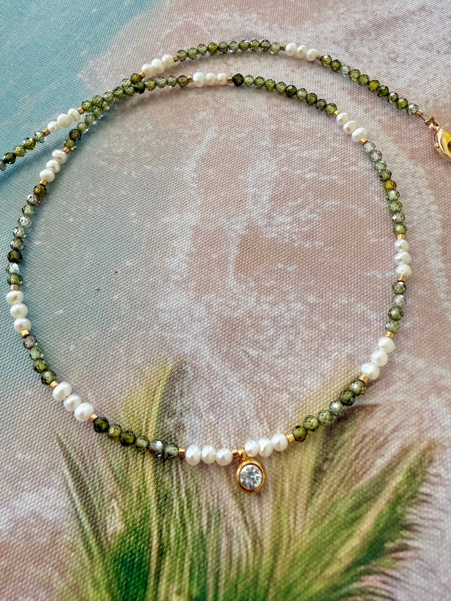 Ocean Treasure Pearl Beaded Necklace