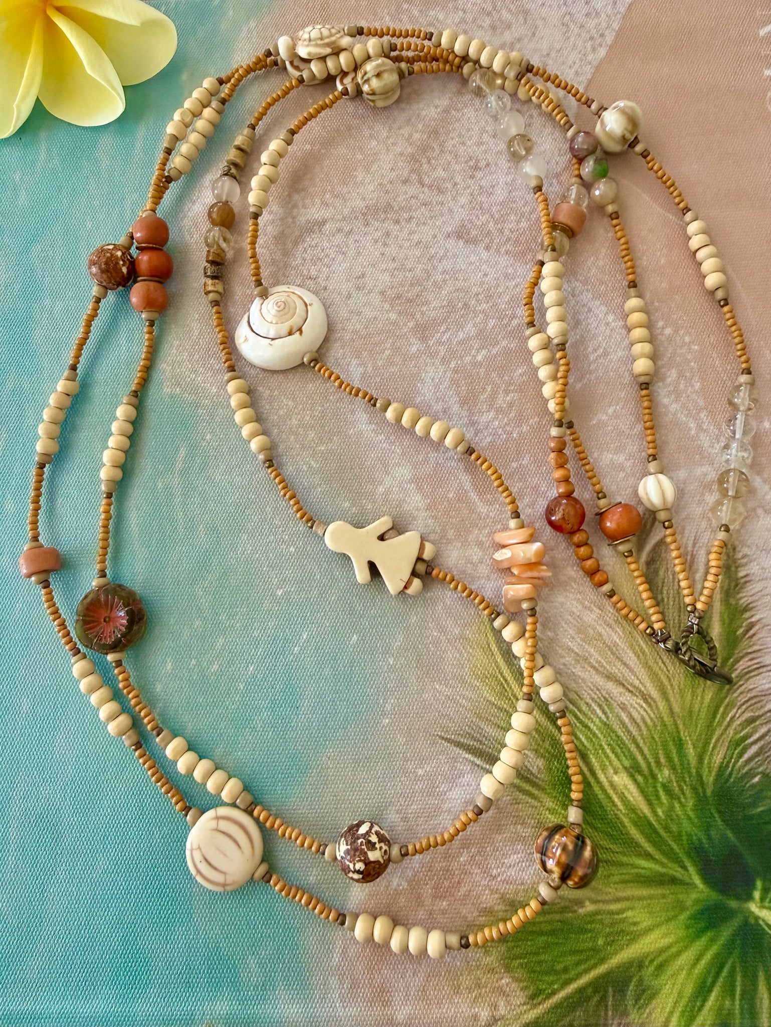 Island Wanderer Boho Shell Necklace