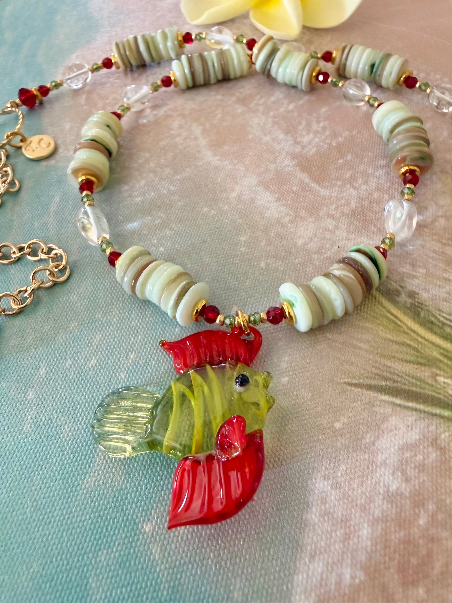 Ocean Fish Shell Necklace